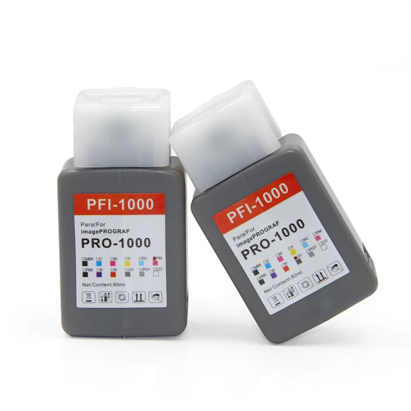 Combo Set Of 12 PFI-1000 Ink Cartridges For Canon ImagePROGRAF PRO-1000 – All Colors