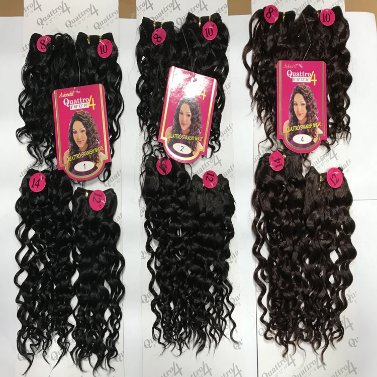 

New 4 bundle in 1 pack High fiber hair weave synthetic hair extension bundle weaves