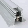 IP68 anti-uv in-ground recessed floor aluminum linear led nosing profile for the flexible led strip