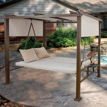 Outdoor Furniture Patio Garden Reclining Two Seat Metal Hanging Porch Gazebo Swing Bed Chairs Buy Outdoor Gazebo Swing Outdoor Porch Swing Outdoor Swing Chair Product On Alibaba Com