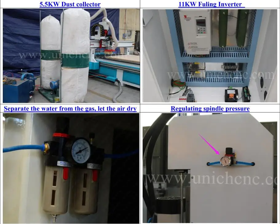 high quality door cabinet furniture aluminum woodworking cutting carving ATC/cnc router