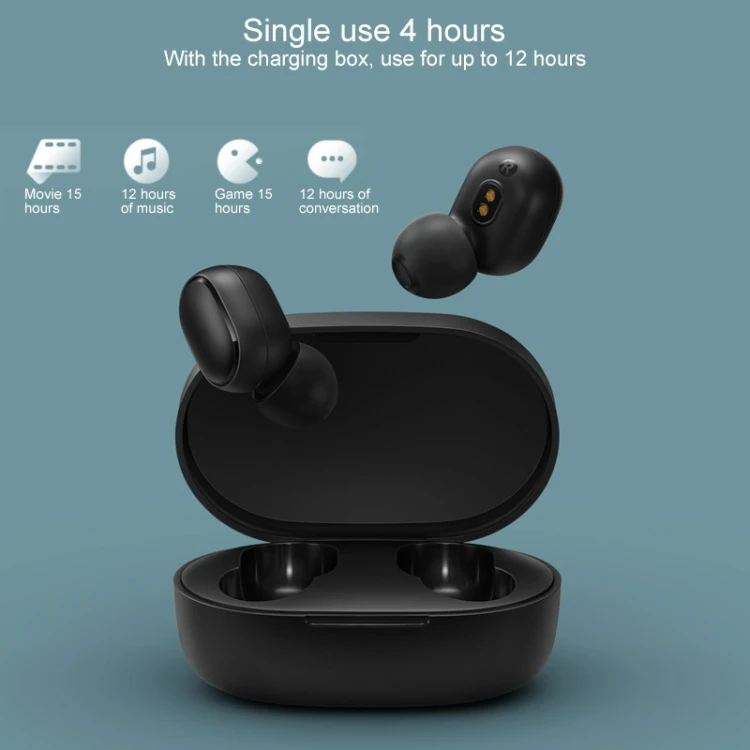 

2019 New Original Xiaomi Redmi AirDots TWS Bluetooth V5.0 Wireless Earphones(Black) Dropshipping