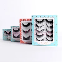 

3 pairs Best brand premium custom false eyelash packaging box factory