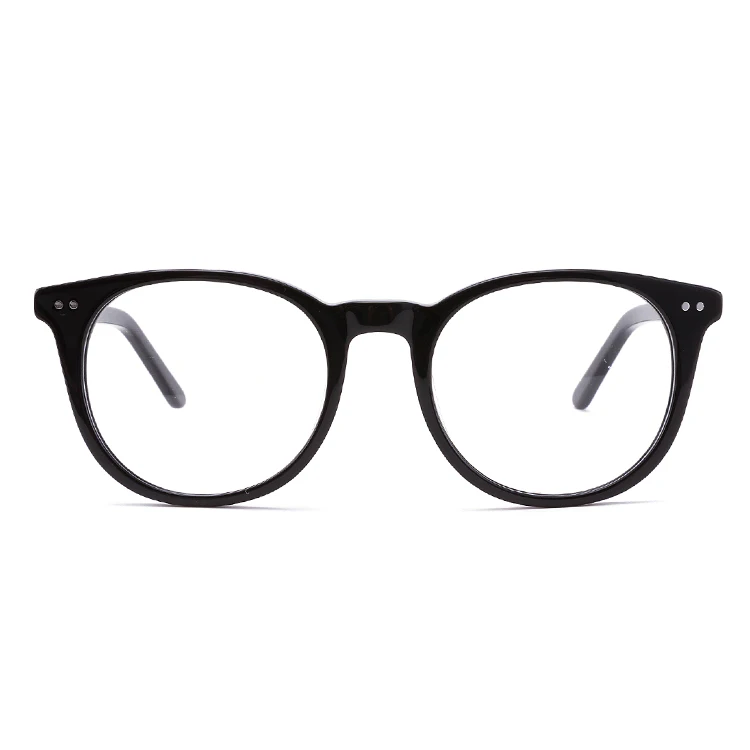 

Fashion Round Acetate Unisex New Model optical Frame In Stocks
