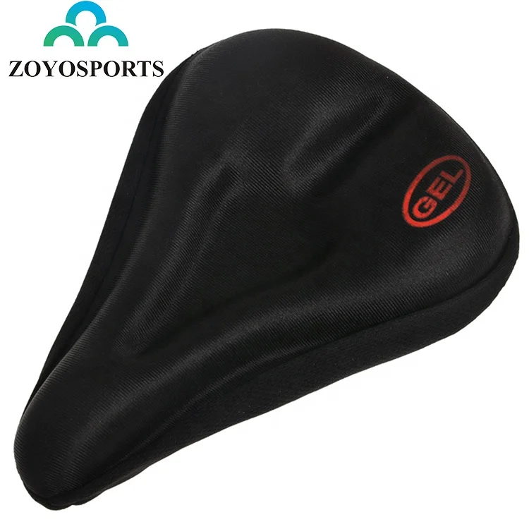 

ZOYOSPORTS Professional Nylon & Gel Cycling Bike Bicycle Seat Saddle Cover Soft Cushion Ventilate Cycle Seat Pad Black New, Black or as your request