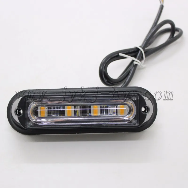 Amber 12v 24v motorcycle LED strobe light