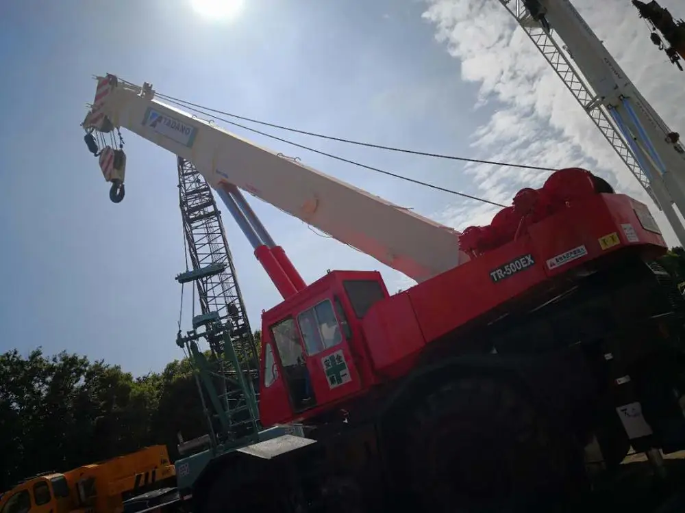 
used Tadano TR-500EX TR500E TR250M Kato KR25H KR50H Rough crane tg250e tg250l tl300e tg500e tg800e gt900e gt1200ex mobile crane 