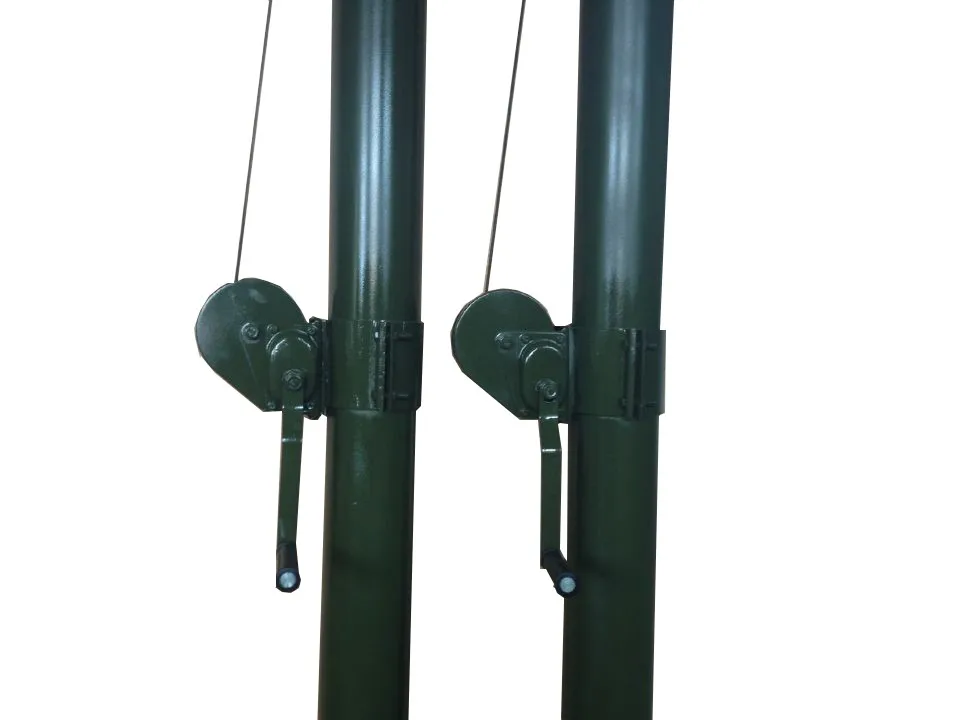 12m Hand Crank Telescopic Mast For Ham Amateur Radio Antenna Buy 12m