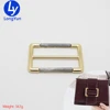 61mm High Polished Metal Handbag rectangle Buckle Wholesale handbag hardware decorative accessories