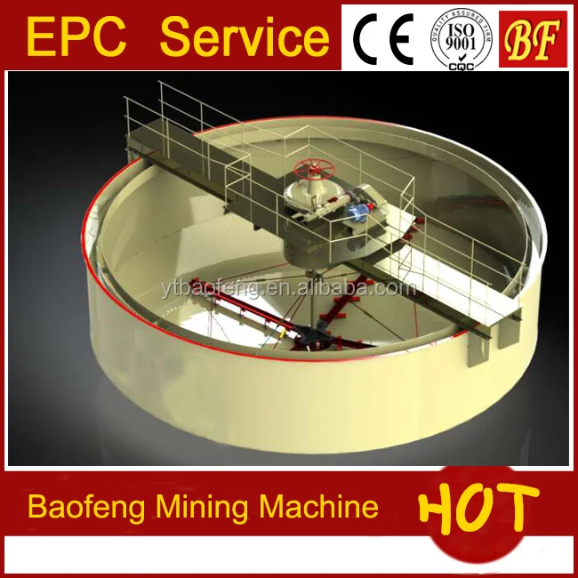 
China Energy Saving Mining Sedimentation Dewatering Thickener Tank for Tailing Processing 