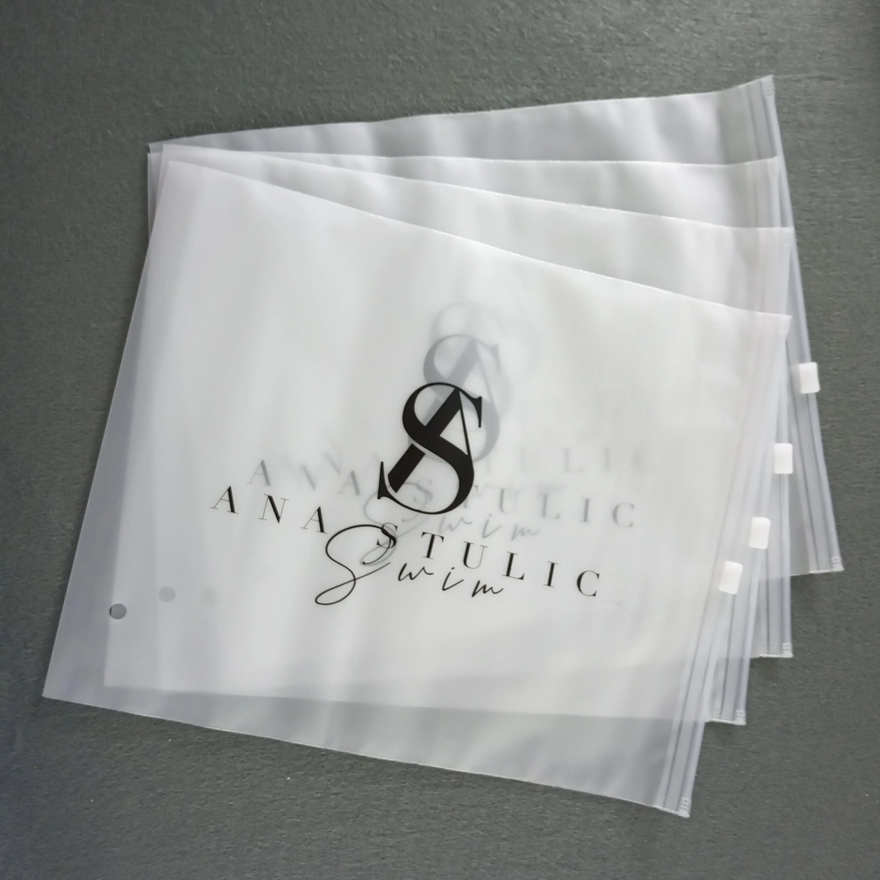 Oem High Quality Custom Printed Frosted Plastic Bag Zip Lock Plastic