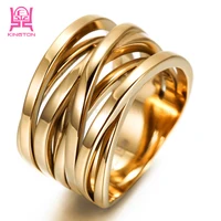 

Kington 18K Gold Plated 316L Stainless Steel Rings