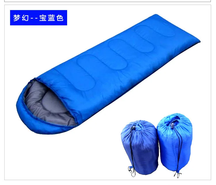 

Winter Outdoor Portable Lightweight Polyester Sleeping Bag, Blue