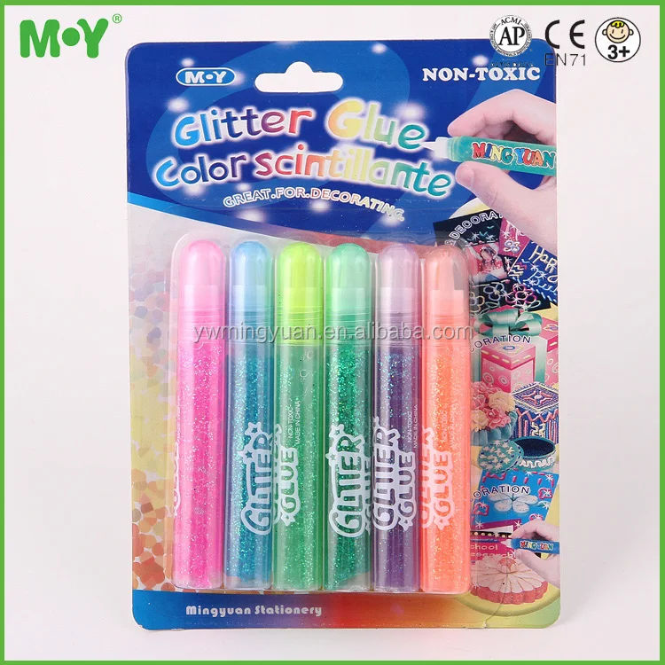 
Hot Art & Craft supply school Accessories 10ml washable Color Painting Glitter Glue  (60467701901)