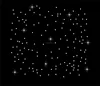 bling color sheet Scattered Random dots hotfix rhinestone iron on transfer
