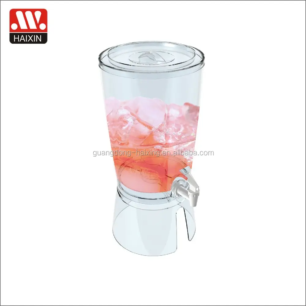 Hot selling juice dispenser food contact safe cold water dispenser clear plastic beverage dispenser