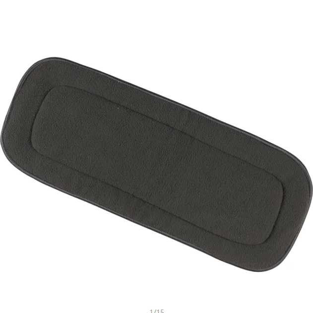 

2018 Bamboo Charcoal Insert Carbon Liner Bamboo Cotton Pad, Black