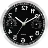 promotional wall clocks metal Backward Clock gift running clock