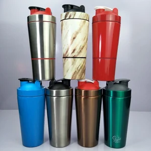 Image of Wholesale ss big capacity sport water bottles protein shaker
