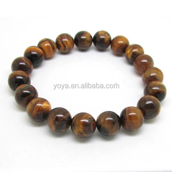 

BRG1039 Natural  Round Tiger Eye gemstone beaded Bracelet,Elastic bracelet