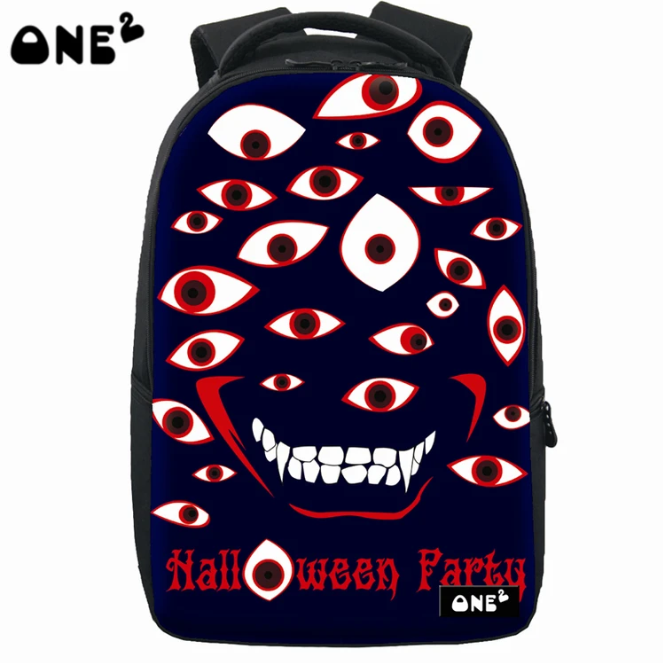 

ONE2 design monster's eye printed distributors backpack for laptop, Customized