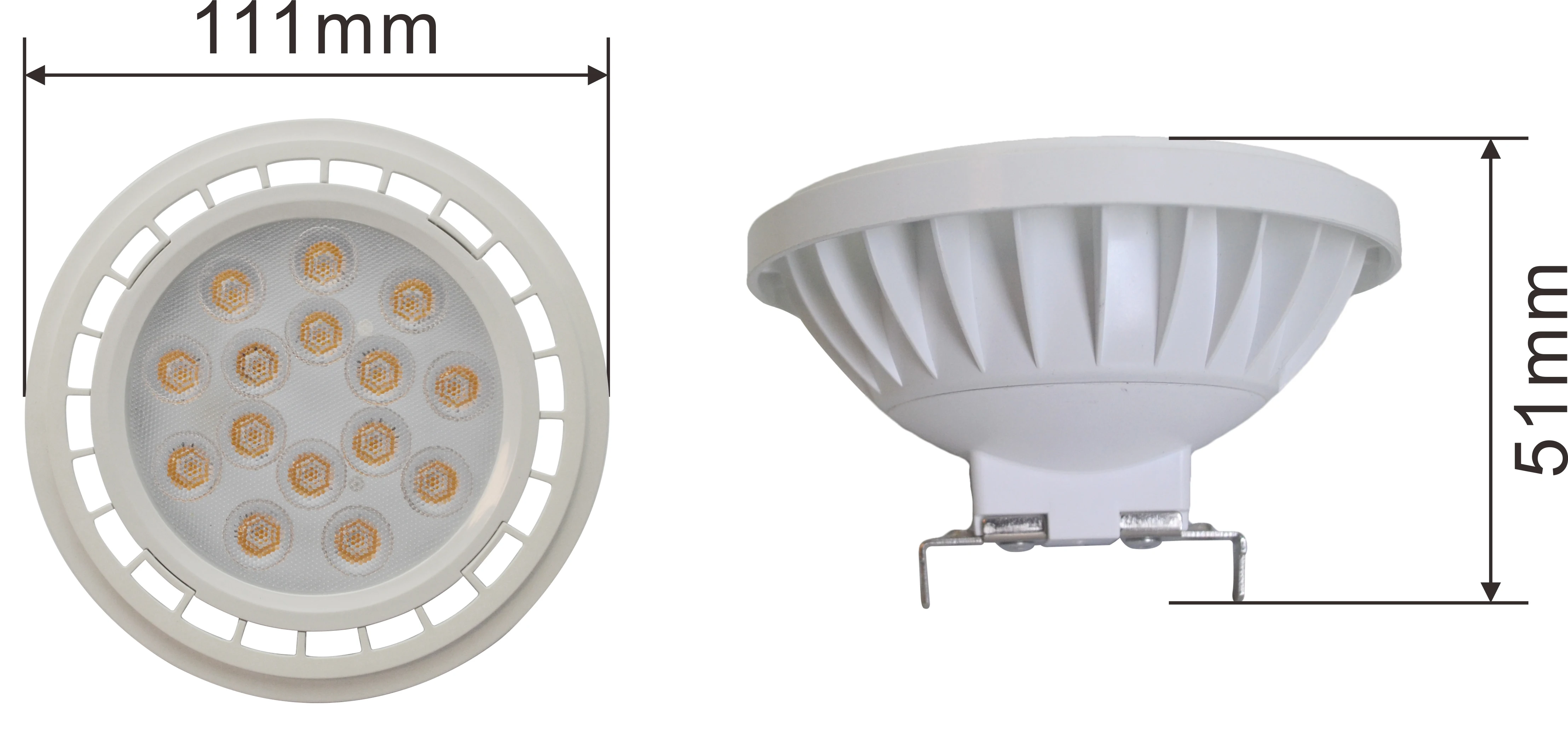 AR111 indoor lighting led spotlight with GU10 GU53 E27