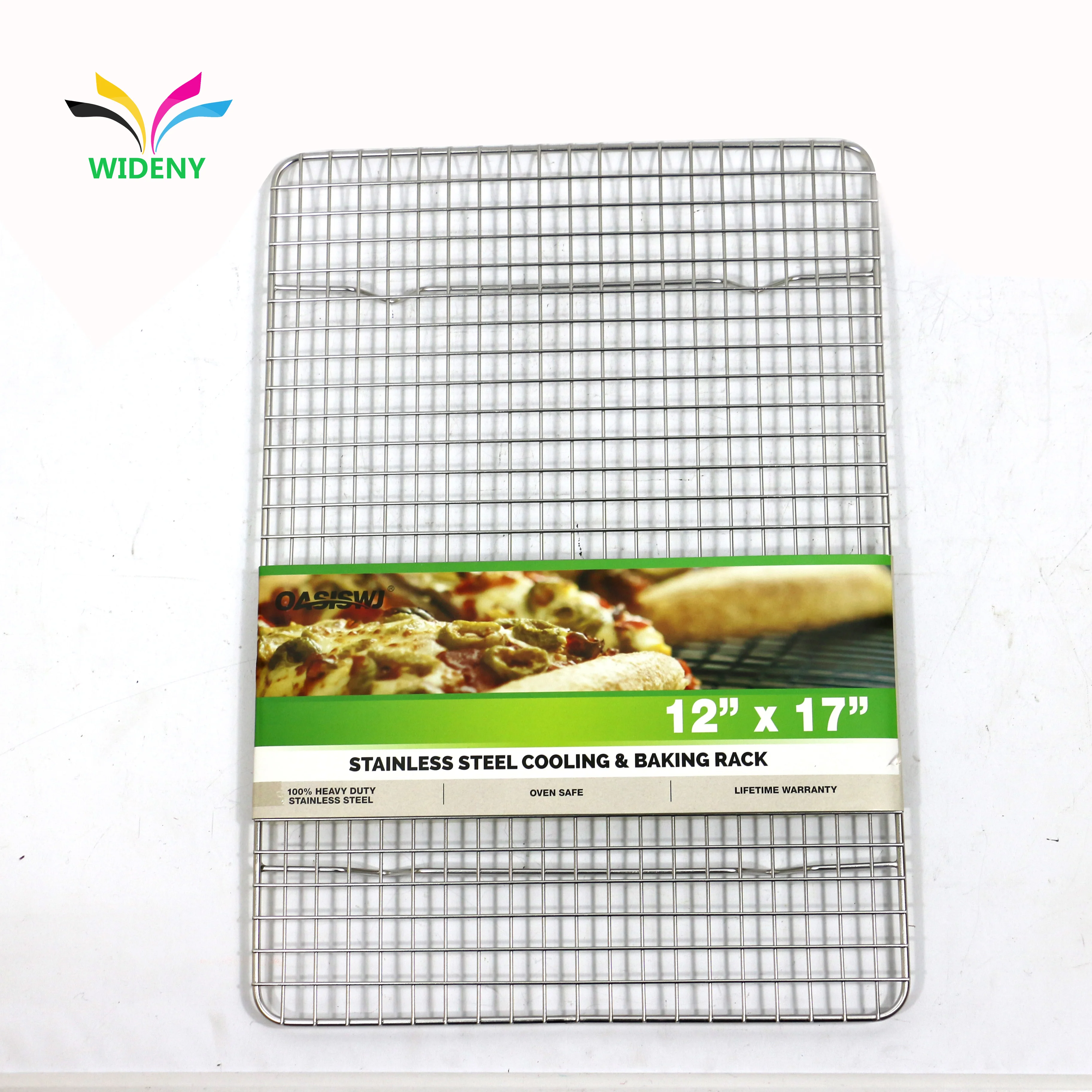 Customized Cheap Wire Stainless Steel Server Bakery Rack With Cooling