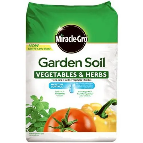 Miracle-Gro 73759430 Garden Soil Vegetables & Herbs, 1.5 CF