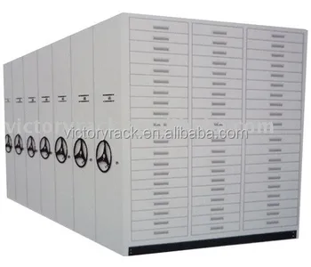 Steel Drawing Filing Cabinet Electronic Mobile Drawing Shelves