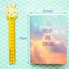 New Galaxy Star Sky City Lights Summer Beach A6 Notebook Diary Book Exercise Composition Notepad Gift Stationery
