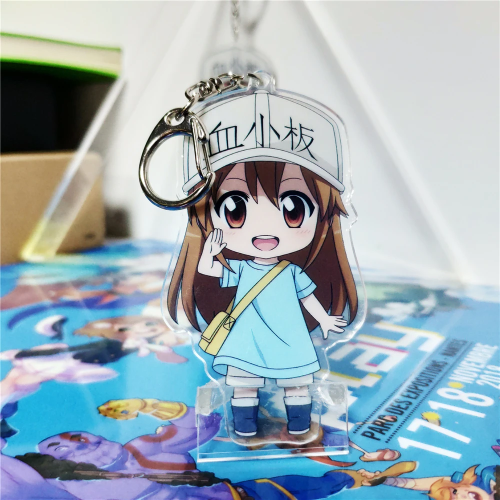 
Free Sample Small MOQ Quick Delivery Custom Acrylic Keychain Blank Anime Key Chain 