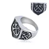 Cool design men's ring punk stainless steel finger rings