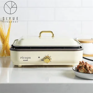 Multi-function hot electric cooking pot set