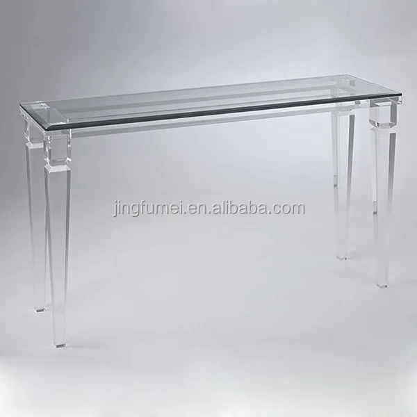 Glass Lobby Console Table Acrylic Lucite Waterfall Coffee Table Customized Size Buy Acrylic Lucite Waterfall Coffee Table Lobby Console Table Glass