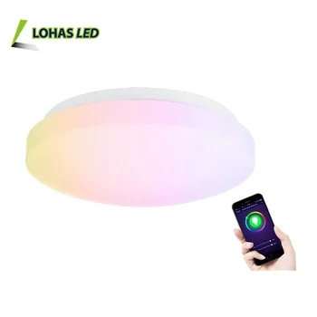 15W RGB + CCT Dimmable WiFi Smart Led Ceiling Light Compatible With Tuya APP Alexa Google Home