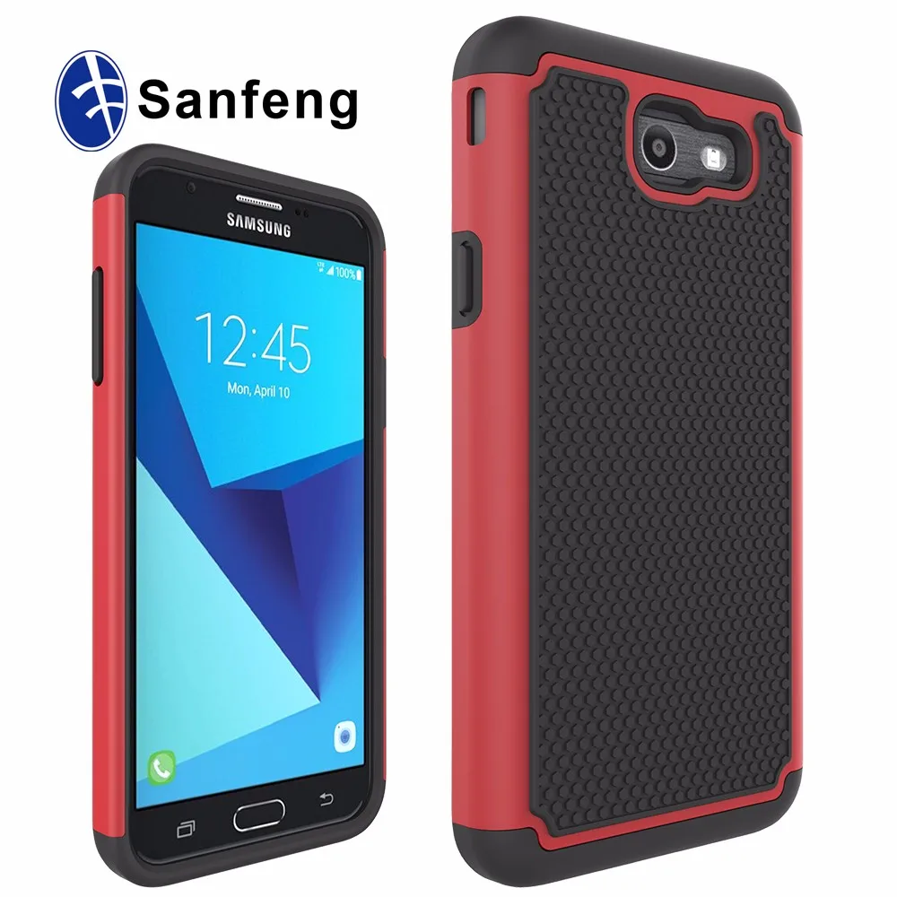 

Triple Defender Case For Samsung J7 2017/J7 Sky Pro with Tpu Raised Dots, Multi-option