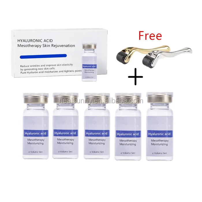 

Dermaroller Skin Care Use Microneedle 5*5ml/set 10*5ml/set Hyaluronic Acid Gel injection