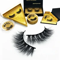 

Wholesale 100% real siberian mink fur eyelash vendor 3d mink eyelashes