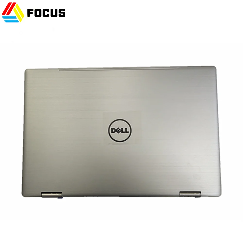 

Genuine New Laptop LCD Back Cover Rear Lid Top Case with Hinge and Antenna for Dell Inspiron 7569 7579 GCPWV 372MG, Silver