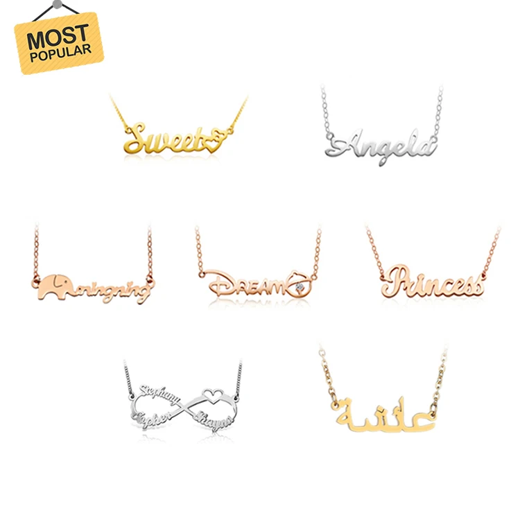 Dropshipping Stainless Steel 18k Gold Custom Personalized Name Ring