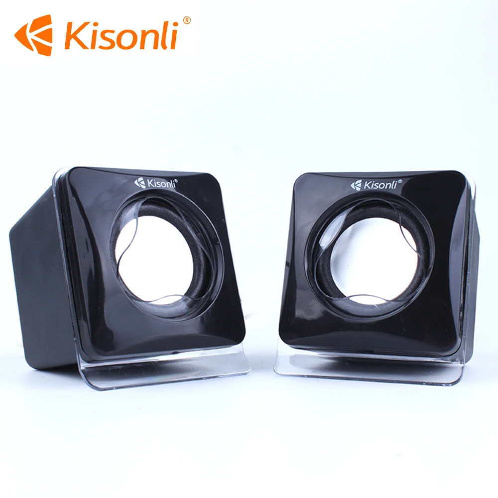 

Kisonli V410 Black Color 3W*2 subwoofer Mini usb speaker for Pc