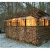 luxury log cabin wooden house prefabricated with top quality