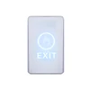 Touch sensor request to exit button with dual LED light surface mount