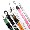 Cute dye-sublimated custom make lanyard keychain for company
