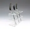 Acrylic Countertop Silverware Displays Stand Plexiglass Flatware Display Rack for Dinner Table