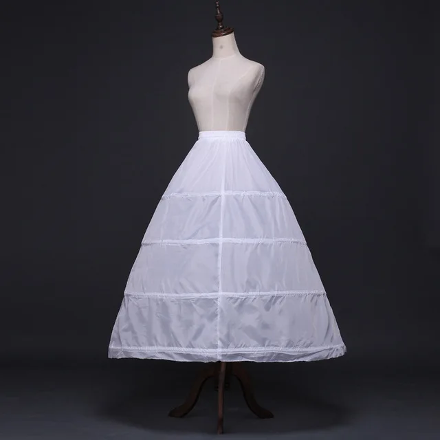 
ZH4067G High Quality 4 Hoops Bridal Wedding Petticoat Marriage Gauze Skirt Crinoline Underskirt Wedding Accessories 