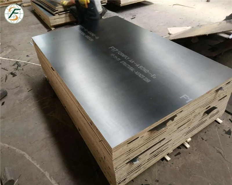 China Standard Specifications 12mm 18mm 15mm Thickness Waterproof Film Faced Shuttering Plywood for Construction