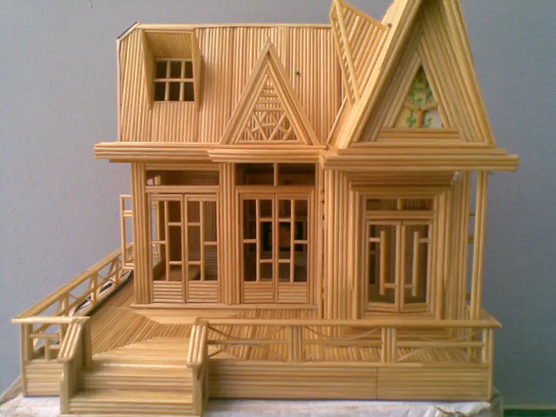 Bamboo Stick Handcrafted House Buy Handmade Product On Alibaba Com