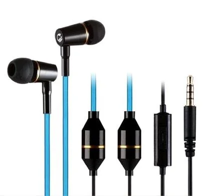 

in-ear style and portable media player use stereo anti radiation headphones