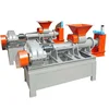 Hexagon shape coal peat briquette extruder machine